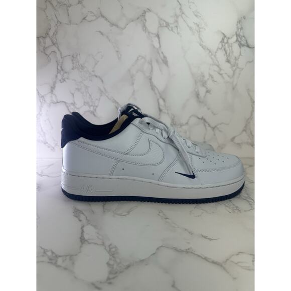 Size 11.5 Men Air Force 1 07 LV8 Mini Swoosh “Photon Dust Obsidian” HM9483-001 - Picture 5 of 6